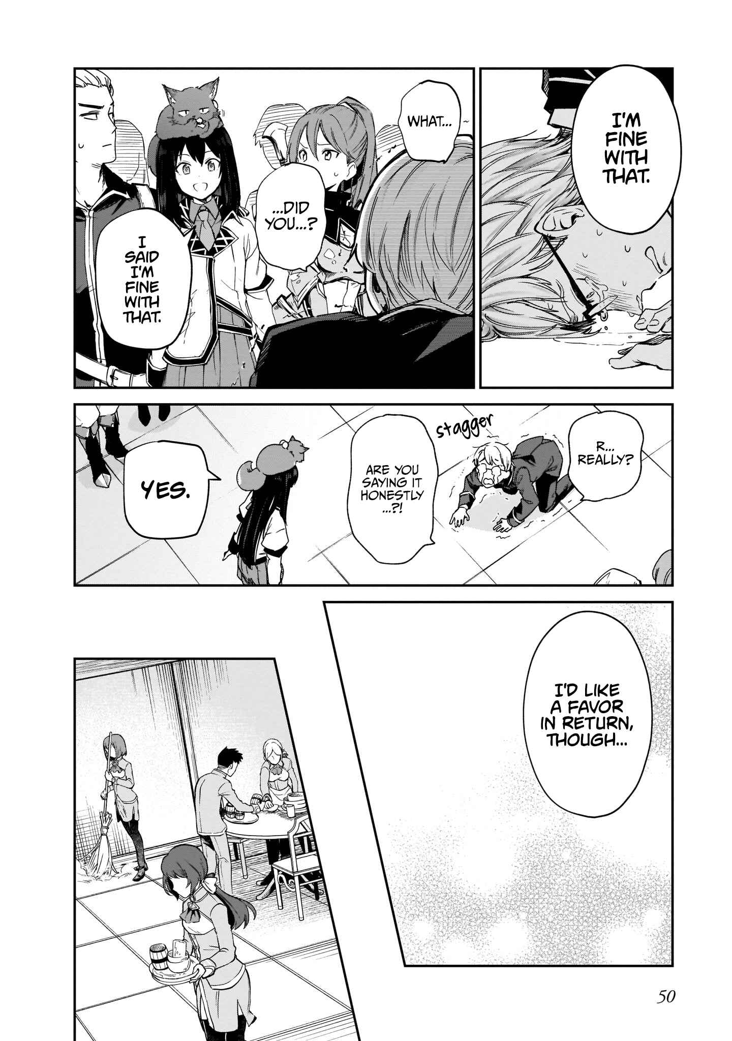 Page 48 Chapter 4 Seijo-sama? Iie, Toorisugari no Mamonotsukai Desu!: Zettai Muteki no Seijo wa Mofumofu to Tabi wo Suru