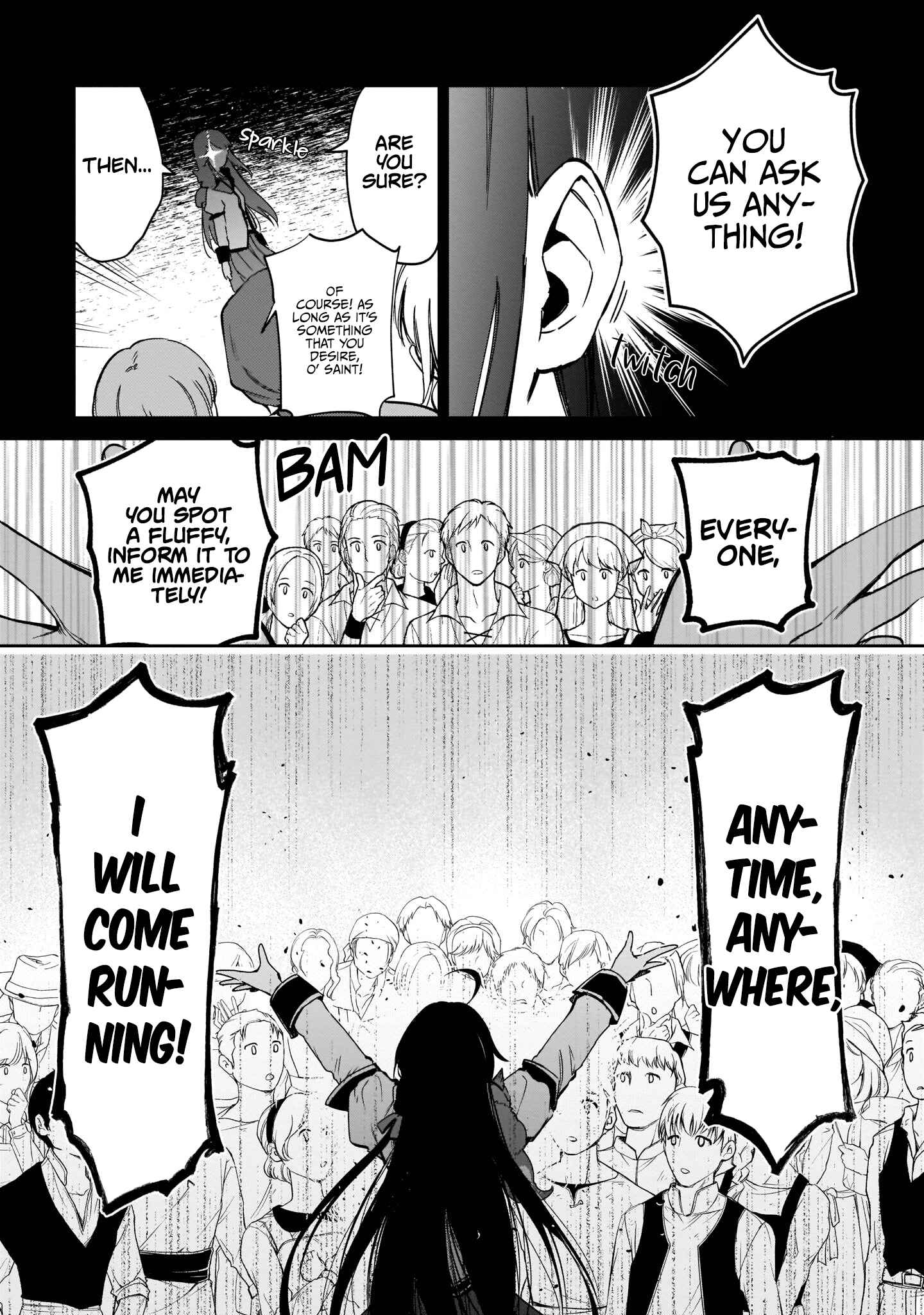 Page 51 Chapter 4 Seijo-sama? Iie, Toorisugari no Mamonotsukai Desu!: Zettai Muteki no Seijo wa Mofumofu to Tabi wo Suru