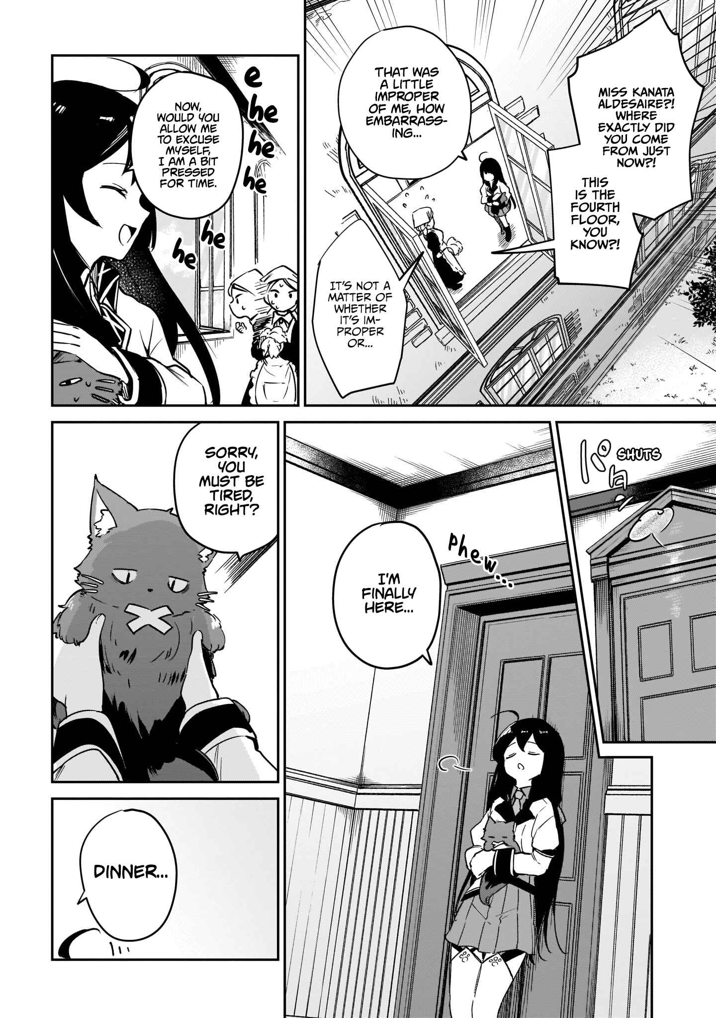 Page 4 Chapter 2 Seijo-sama? Iie, Toorisugari no Mamonotsukai Desu!: Zettai Muteki no Seijo wa Mofumofu to Tabi wo Suru