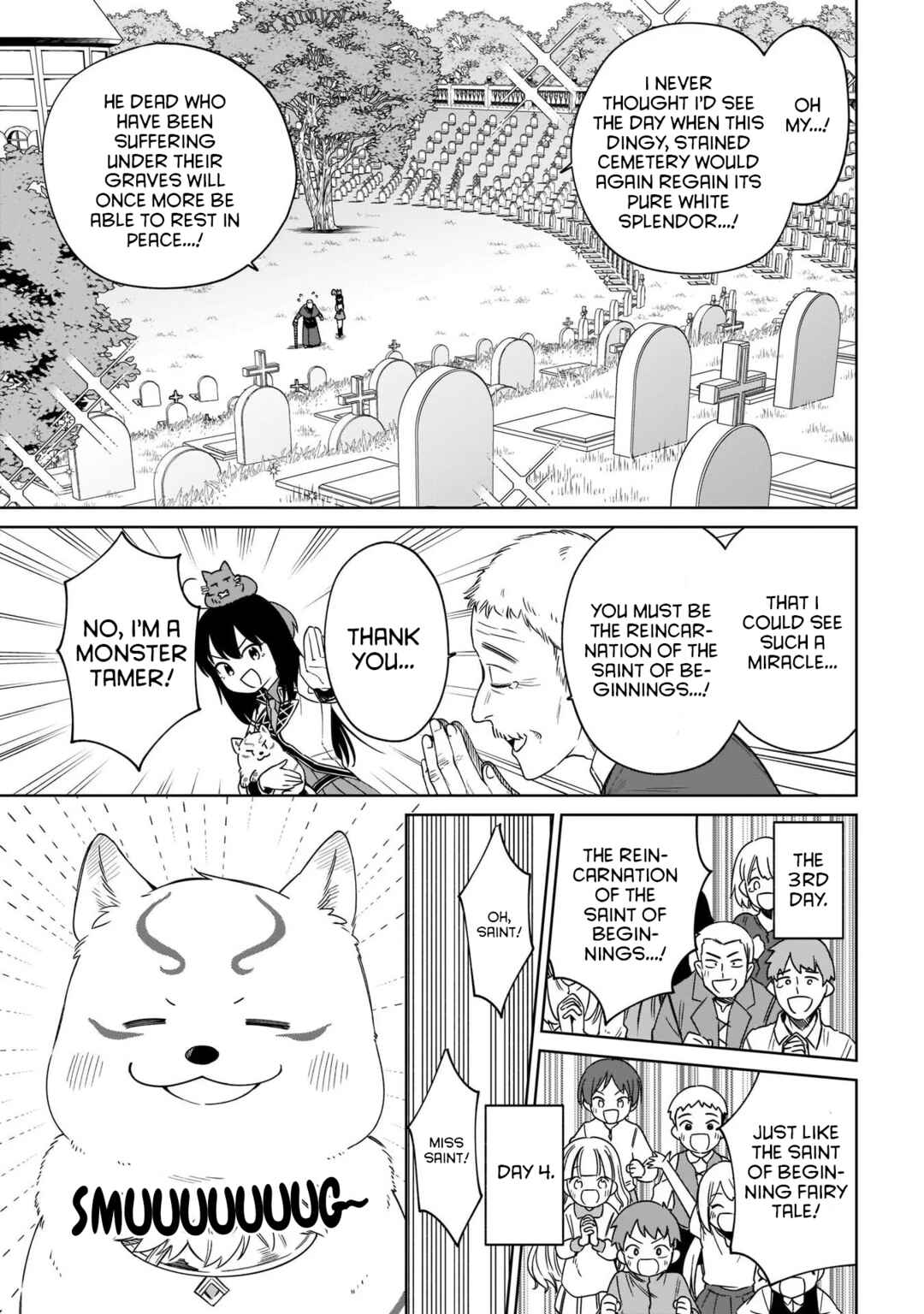 Page 33 Chapter 16 Seijo-sama? Iie, Toorisugari no Mamonotsukai Desu!: Zettai Muteki no Seijo wa Mofumofu to Tabi wo Suru