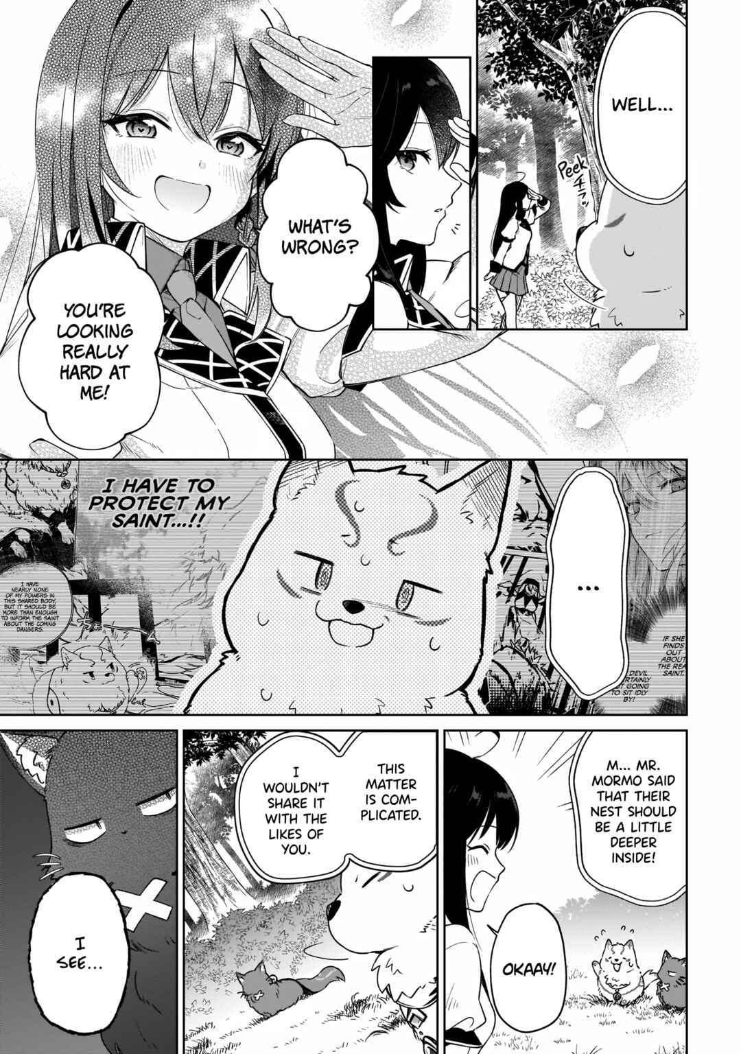 Page 3 Chapter 13 Seijo-sama? Iie, Toorisugari no Mamonotsukai Desu!: Zettai Muteki no Seijo wa Mofumofu to Tabi wo Suru