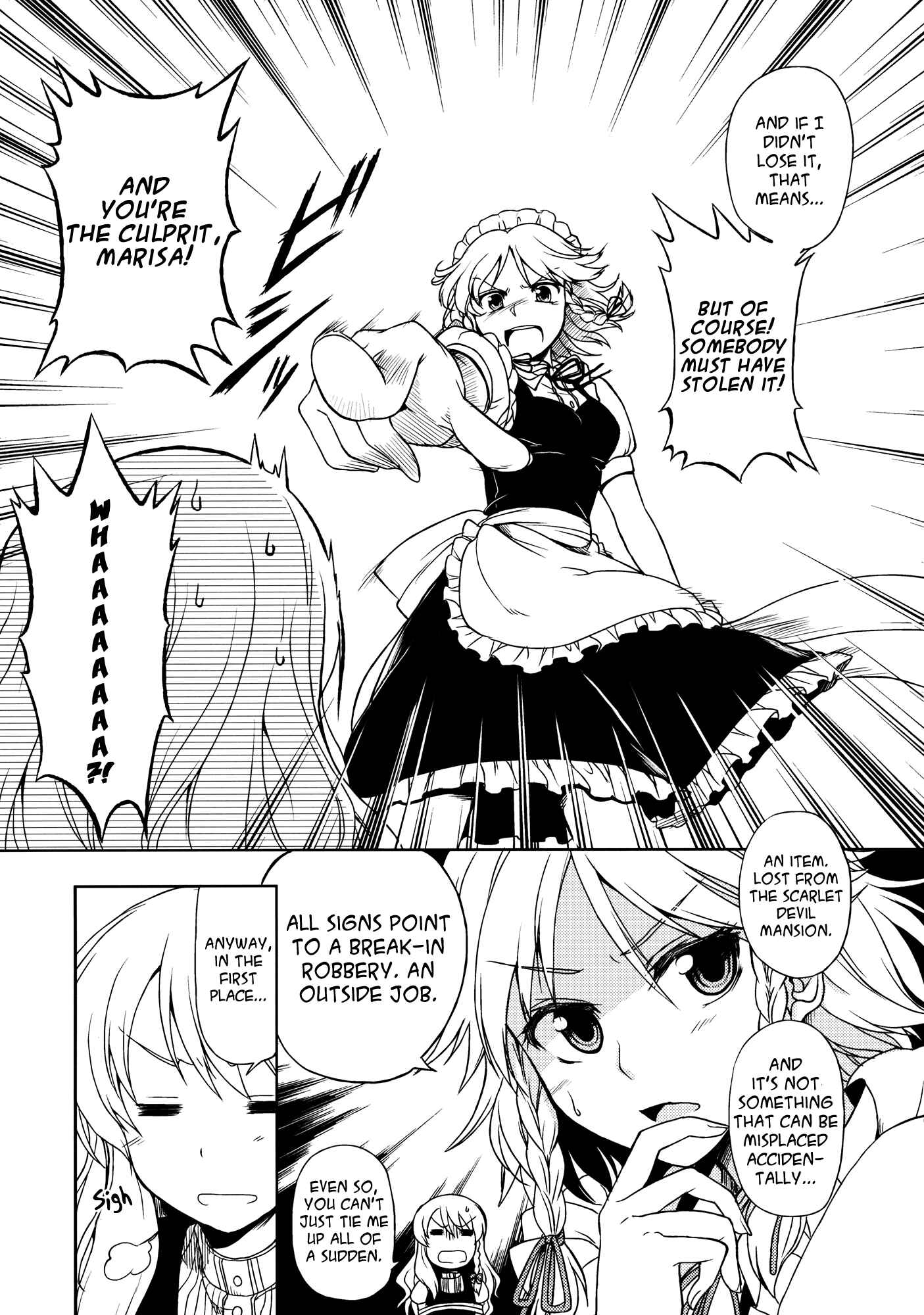 Page 9 Chapter Unknown_4ac1 Touhou - Izayoi Scramble (Doujinshi)