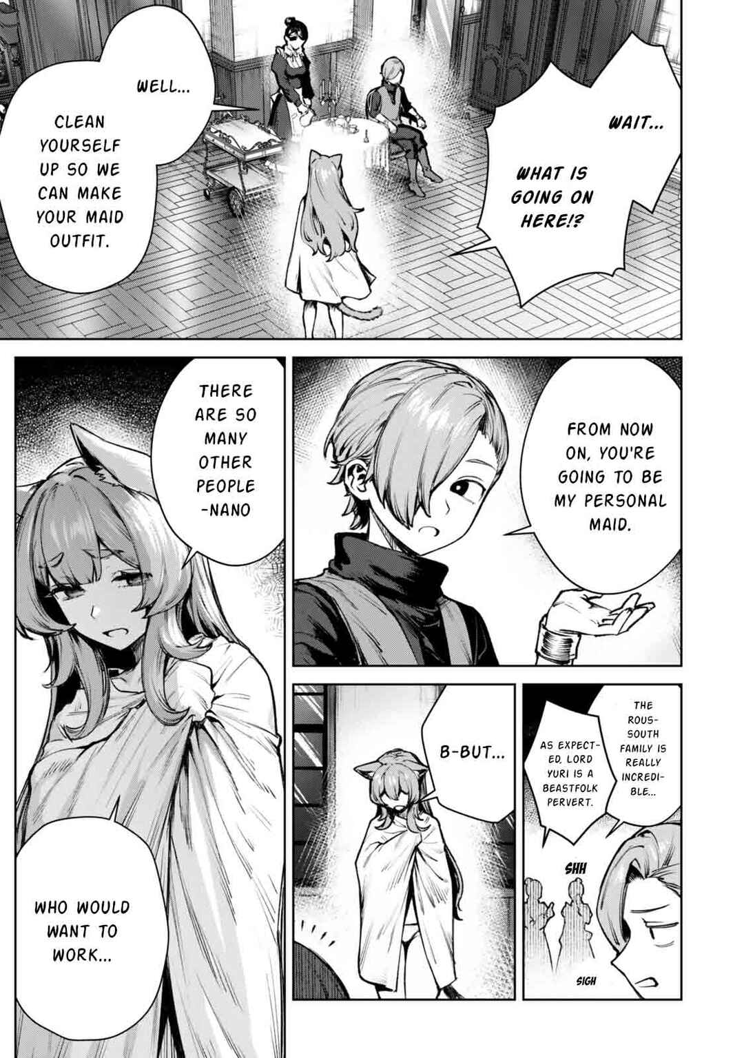 Page 4 Chapter 2 Kuromaku Ikka ni Tensei Shita kedo Gensaku Mushishite Dokuritsu Suru