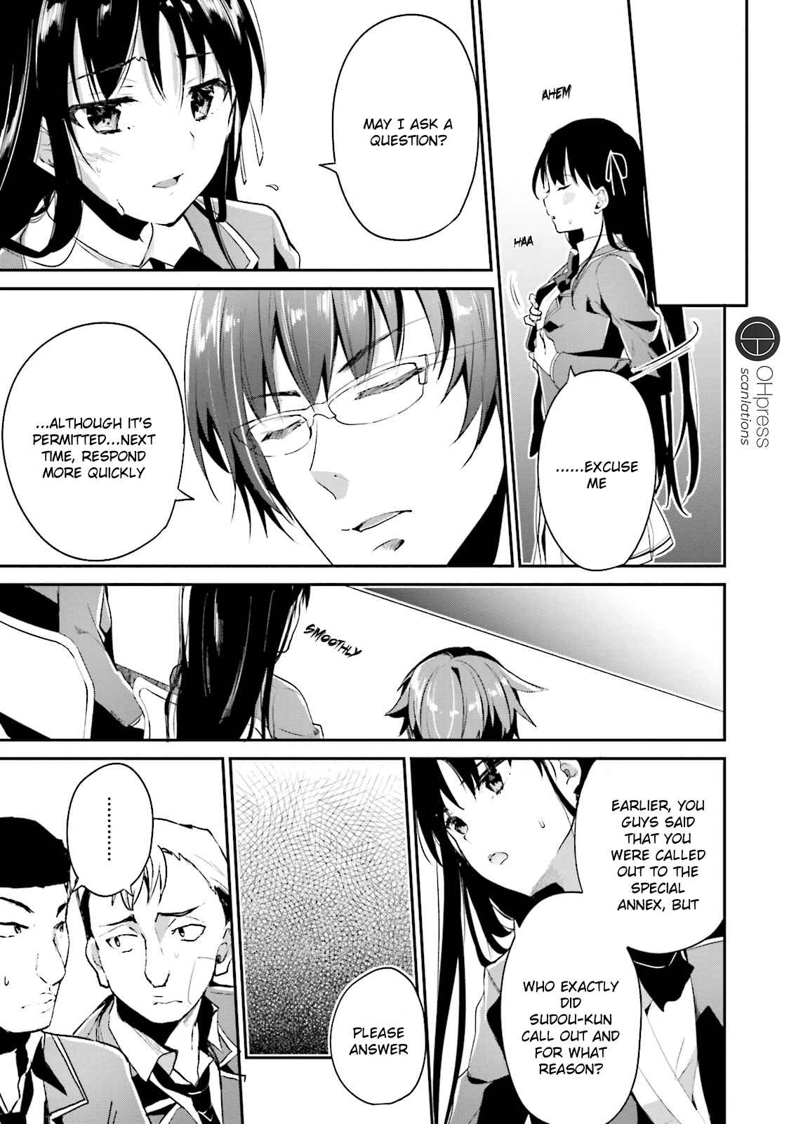 Page 37 Chapter 12 Classroom of the Elite