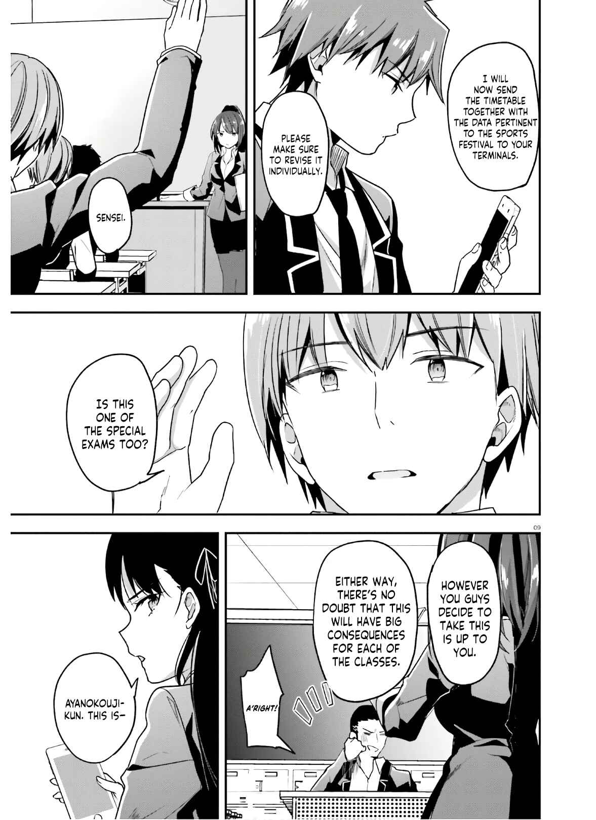 Page 10 Chapter 56 Classroom of the Elite