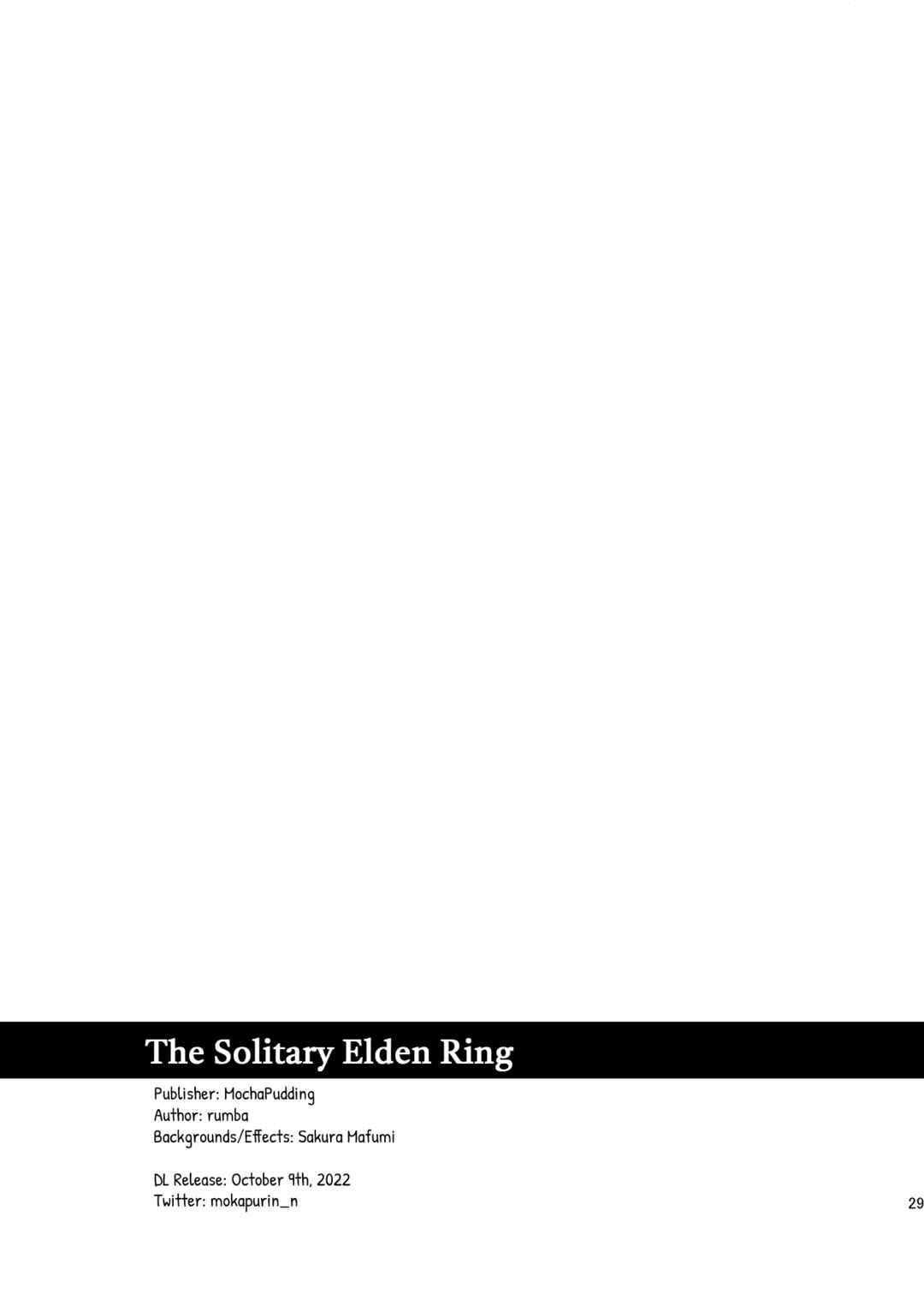 Page 28 Chapter Unknown_5eca Elden Ring - The Solitary Elden Ring (Doujinshi)