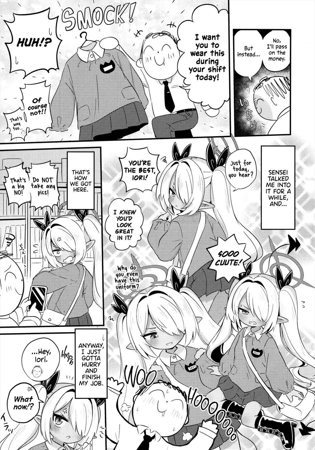 Page 4 Chapter 1 Blue Archive - Iori ni Smock o Kite Moraitai! (Doujinshi)