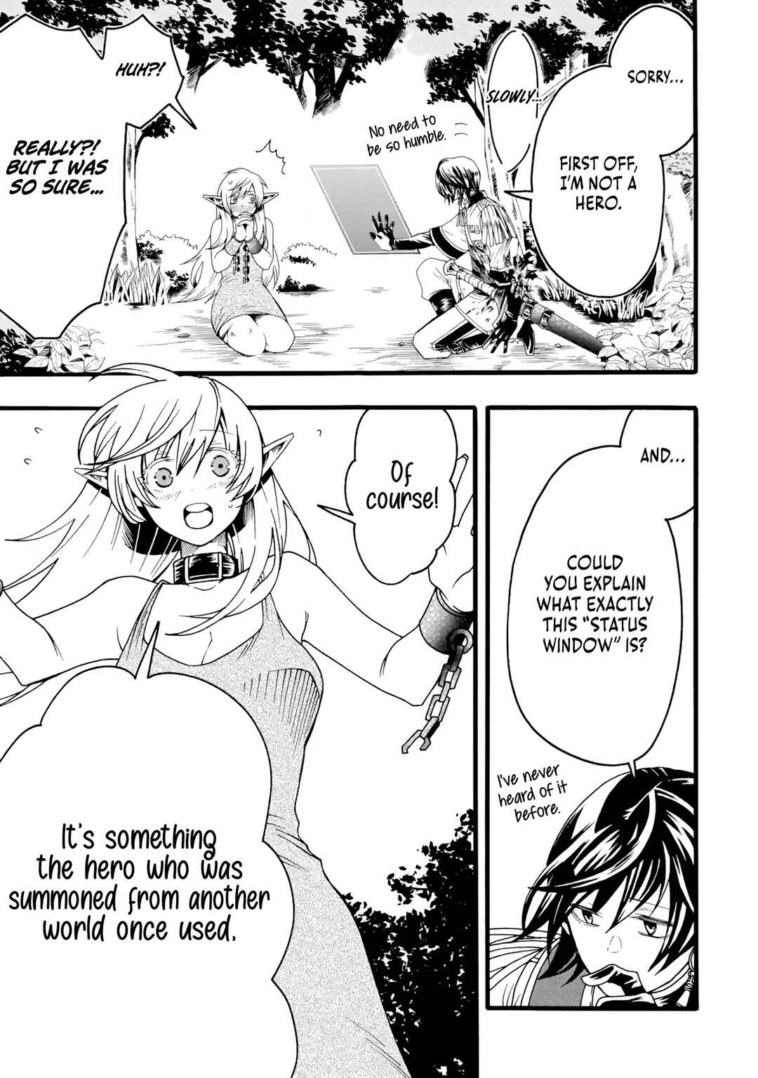 Page 4 Chapter 2 Ore dake Status Open Dekiru Kudan