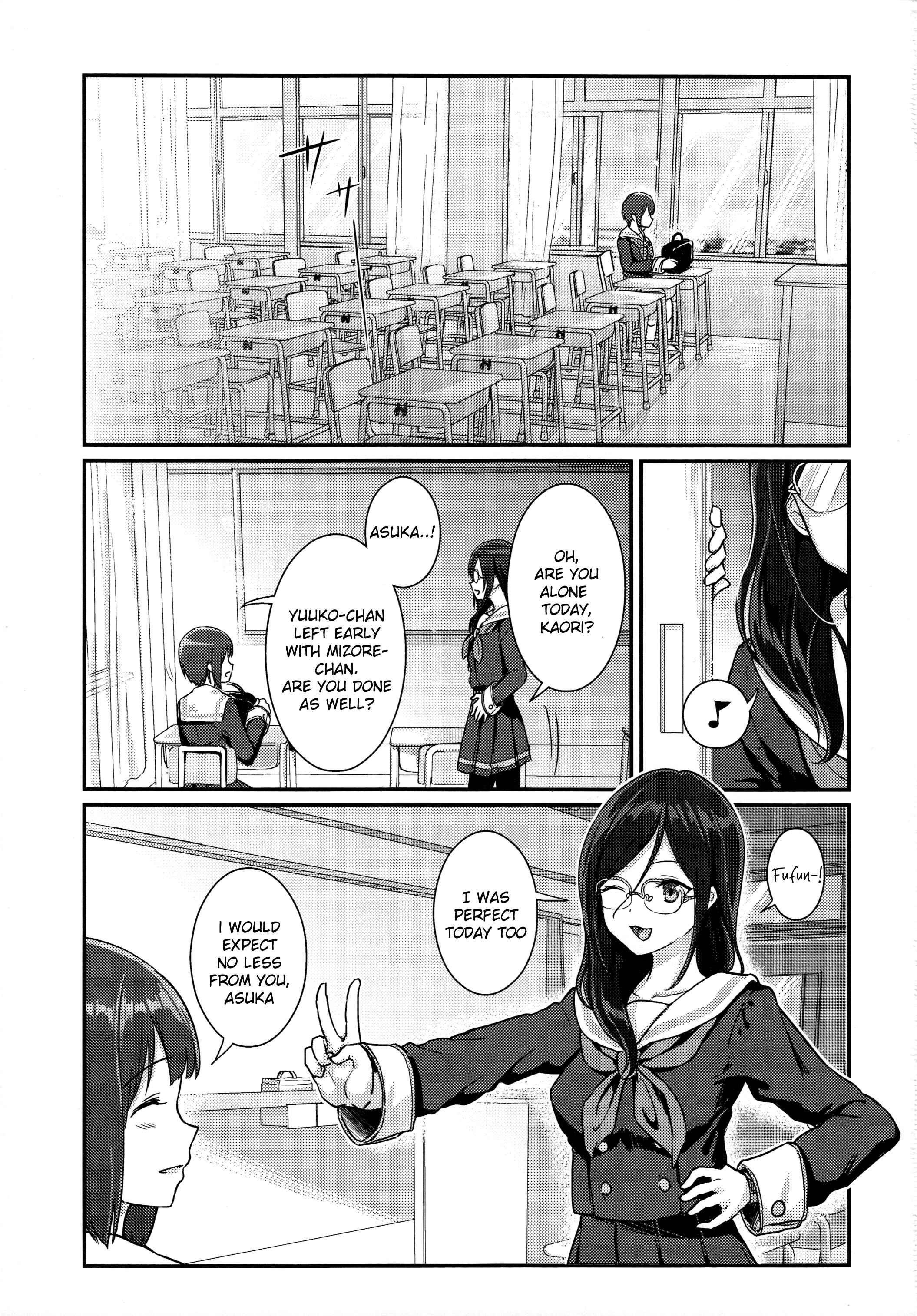 Page 2 Chapter Unknown_a7ef Hibike! Euphonium - Asuka-senpai to Kaori-senpai no Hyaku Gappon desu (Doujinshi)