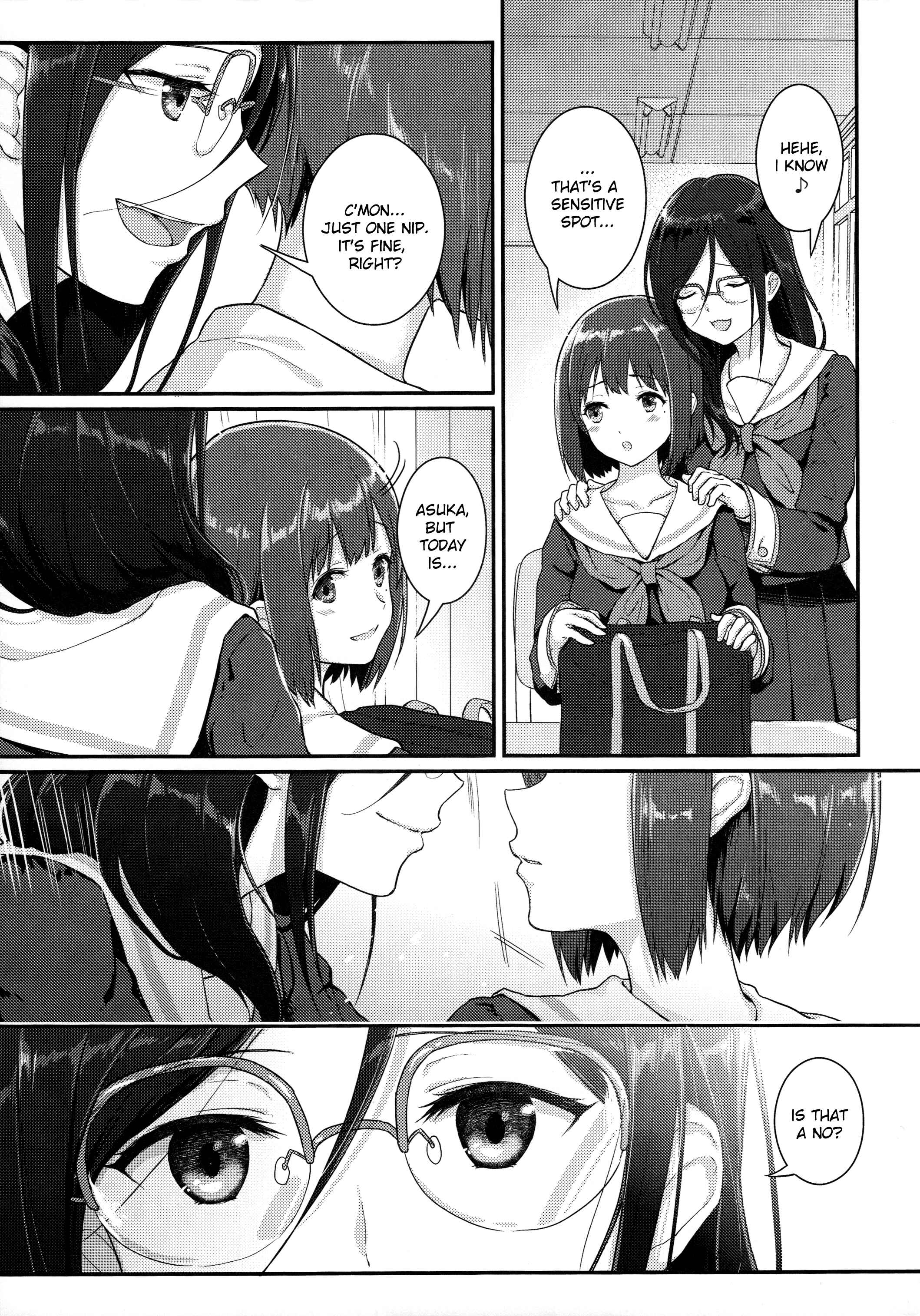 Page 4 Chapter Unknown_a7ef Hibike! Euphonium - Asuka-senpai to Kaori-senpai no Hyaku Gappon desu (Doujinshi)
