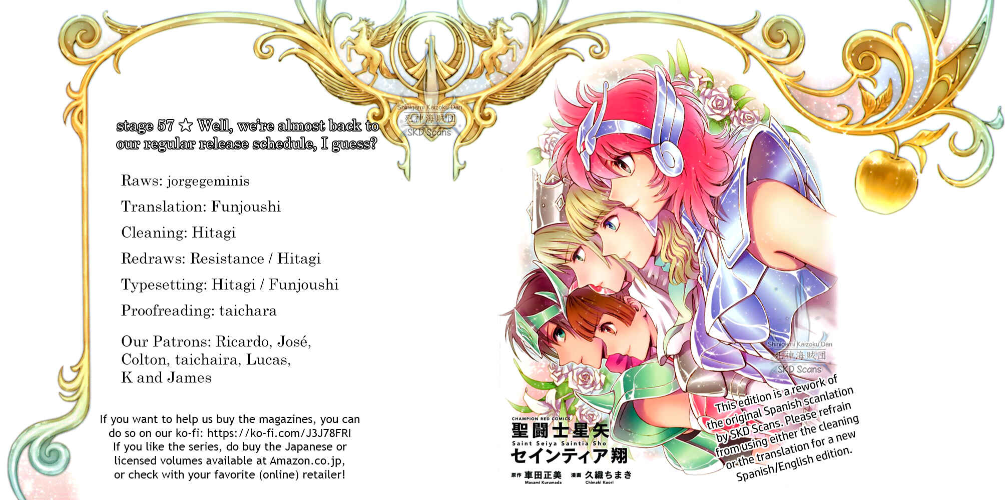 Page 1 Chapter 57 Saint Seiya: Saintia Sho