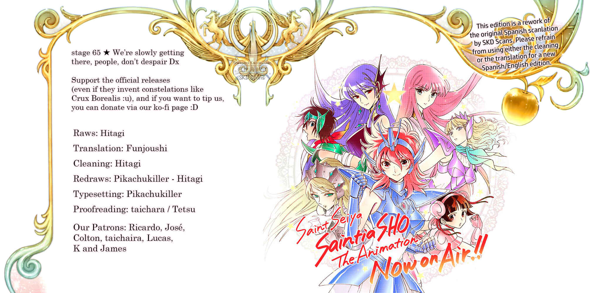 Page 1 Chapter 65 Saint Seiya: Saintia Sho