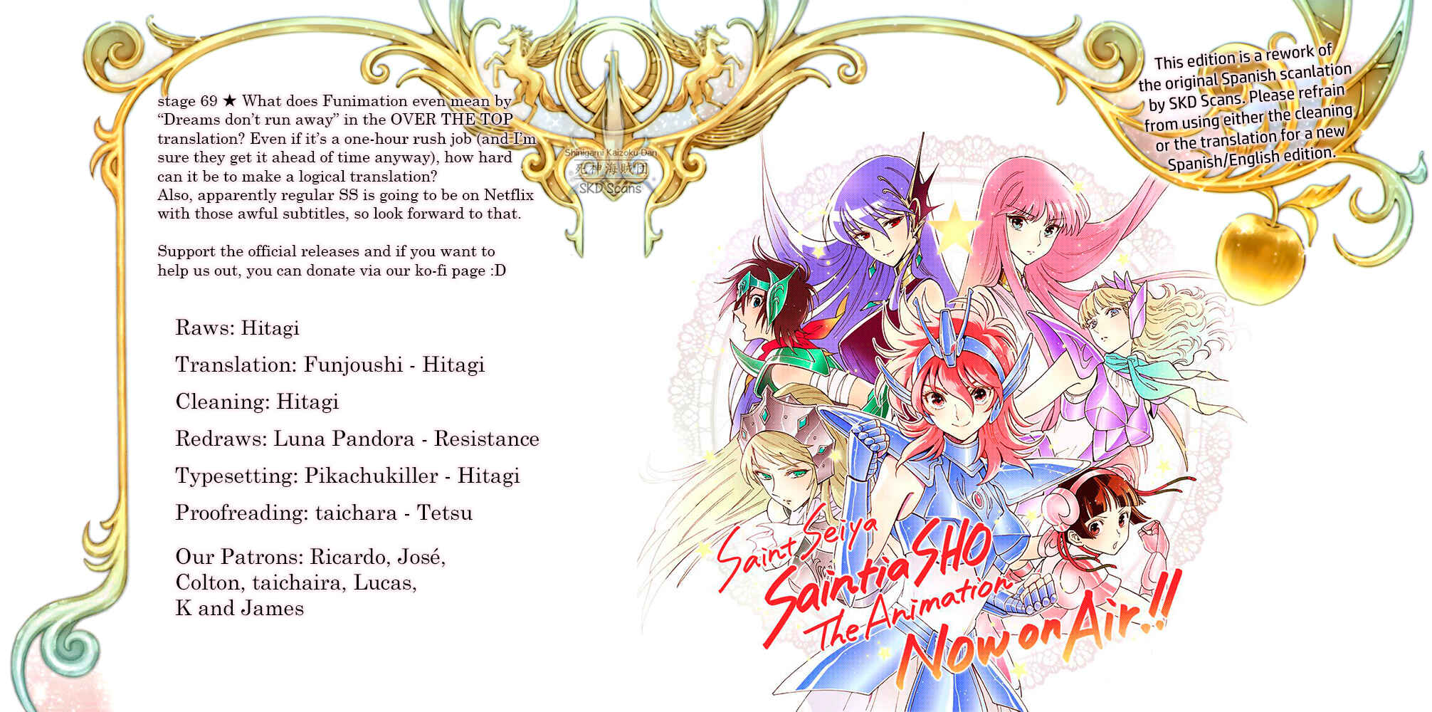 Page 1 Chapter 69 Saint Seiya: Saintia Sho