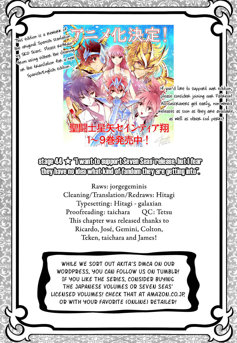 Page 1 Chapter 44 Saint Seiya: Saintia Sho