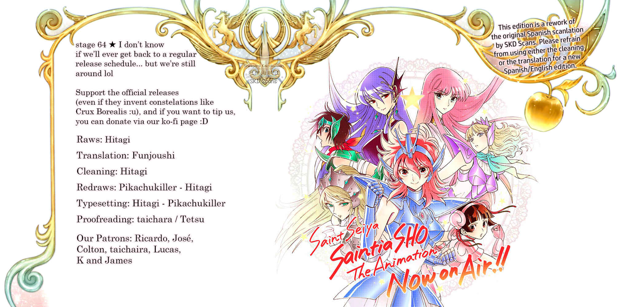 Page 1 Chapter 64 Saint Seiya: Saintia Sho