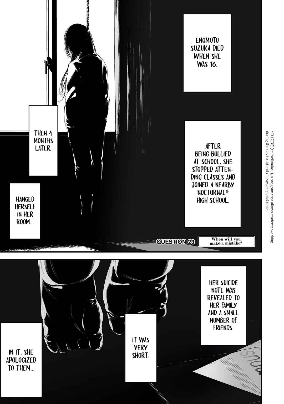 Page 1 Chapter 23 Tsurenai Hodo Aokute Azatoi Kurai ni Akai