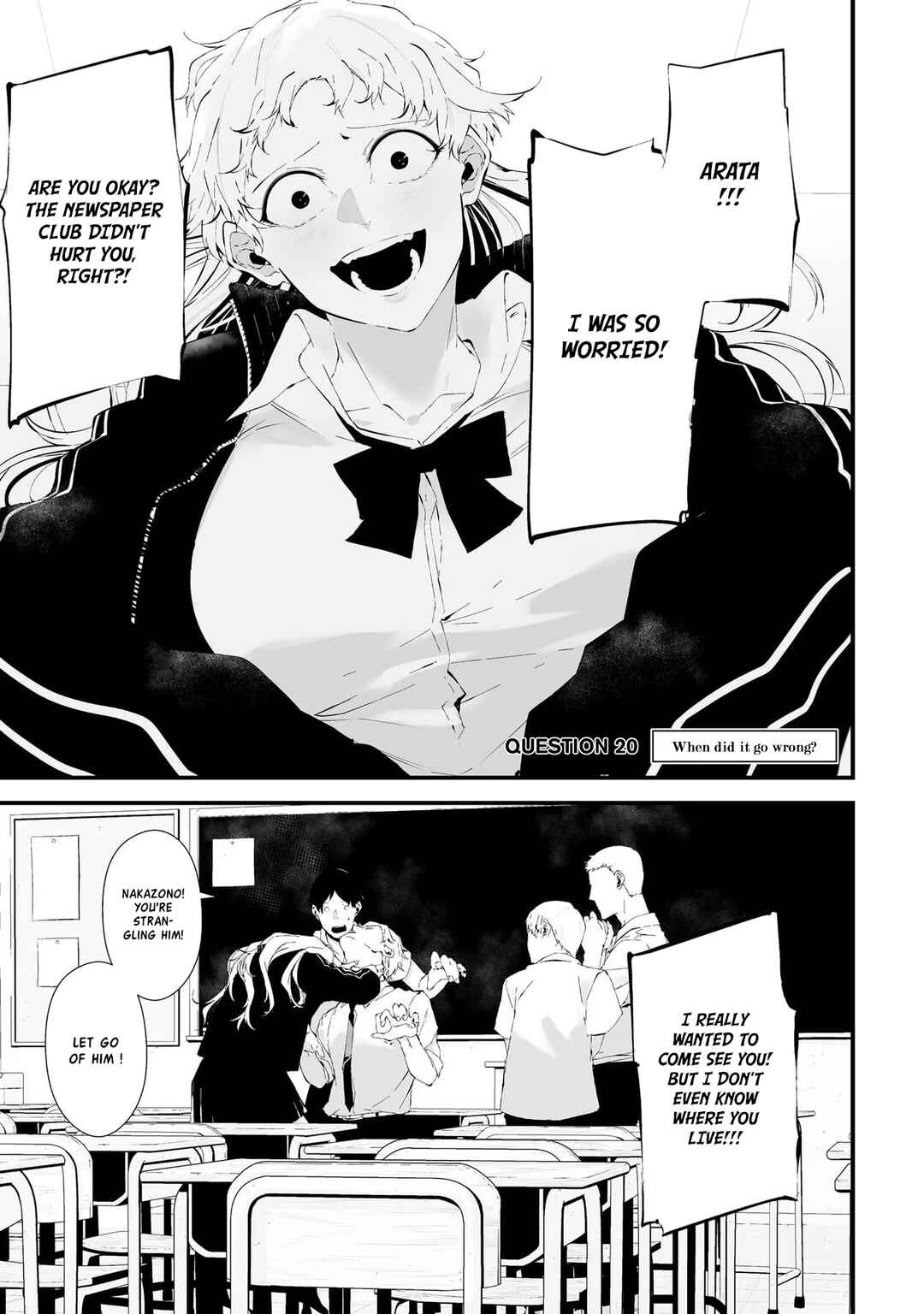 Page 1 Chapter 20 Tsurenai Hodo Aokute Azatoi Kurai ni Akai