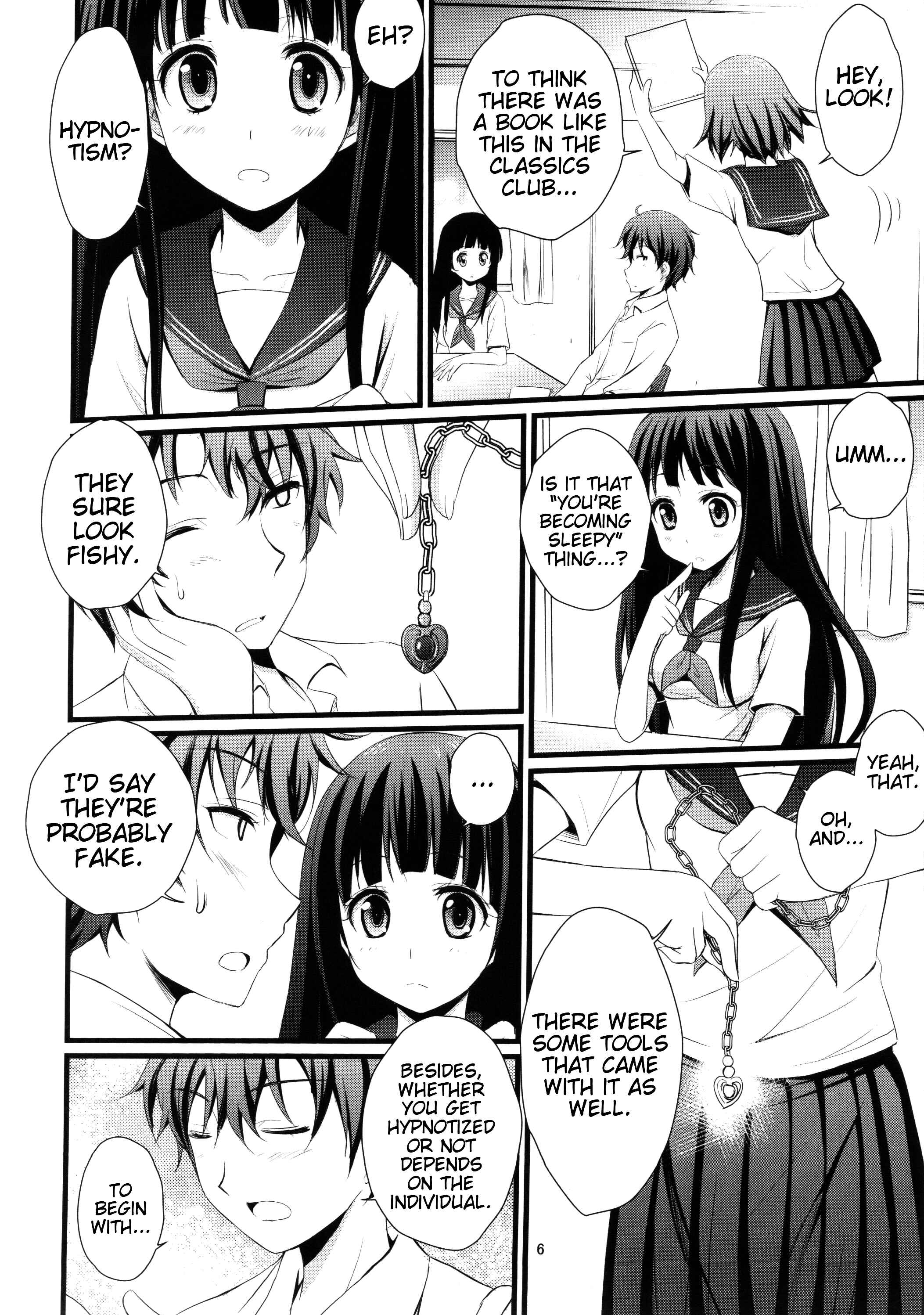 Page 5 Chapter Unknown_1fb8 Hyouka - Watashi Saimin ni Kakarimasu (Doujinshi)