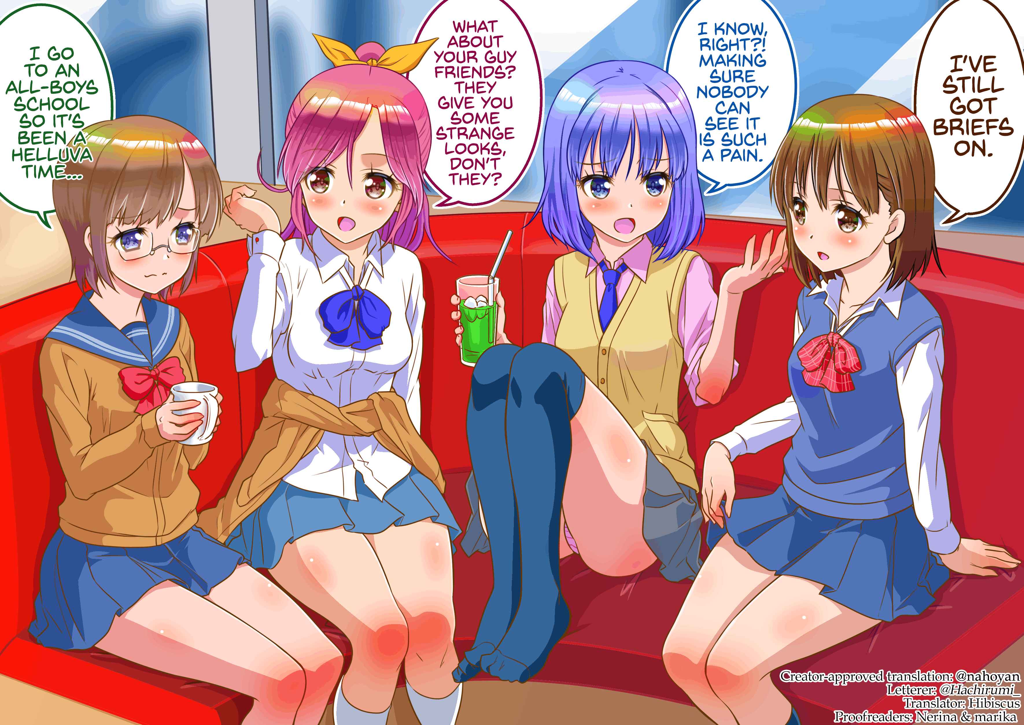 Page 1 Chapter Unknown_c2ad Girl’s Night Out as Genderwapped Guys
