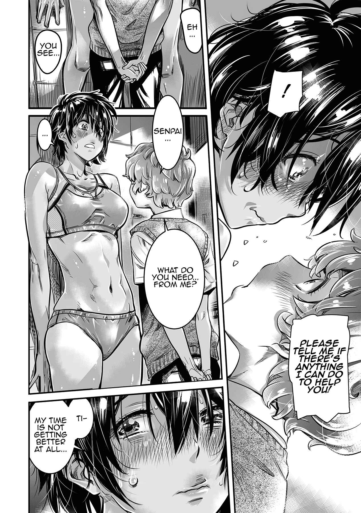 Page 11 Chapter Unknown_c243 Shinchou 175cm no Rikujou Shoujo wa Kouhai Danshi no Seishi o Nomitagaru