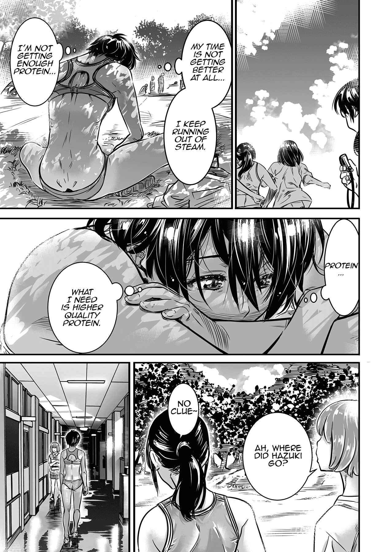 Page 8 Chapter Unknown_c243 Shinchou 175cm no Rikujou Shoujo wa Kouhai Danshi no Seishi o Nomitagaru