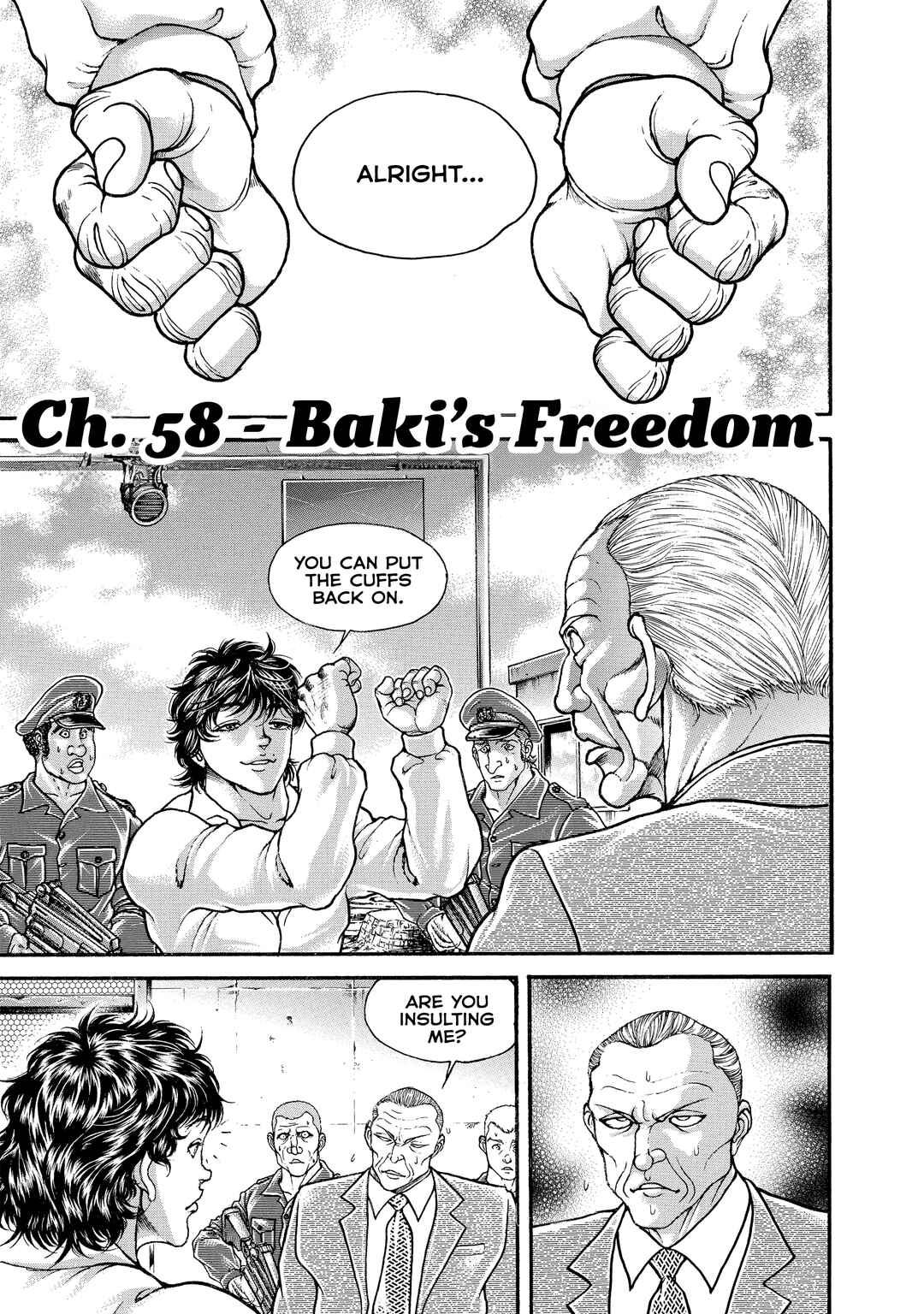 Page 1 Chapter 58 Baki Hanma - Son of Ogre (Shinsoban Release)
