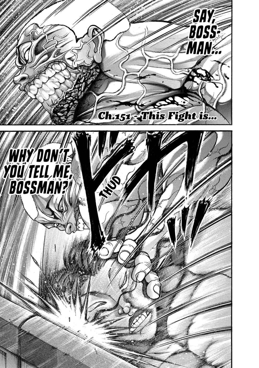 Page 1 Chapter 151 Baki Hanma - Son of Ogre (Shinsoban Release)