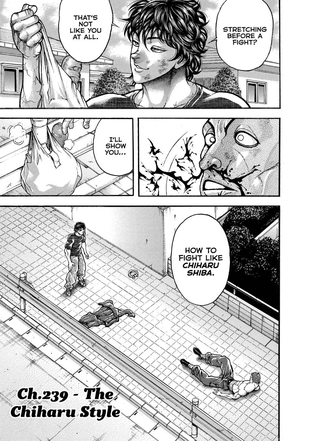 Page 1 Chapter 239 Baki Hanma - Son of Ogre (Shinsoban Release)
