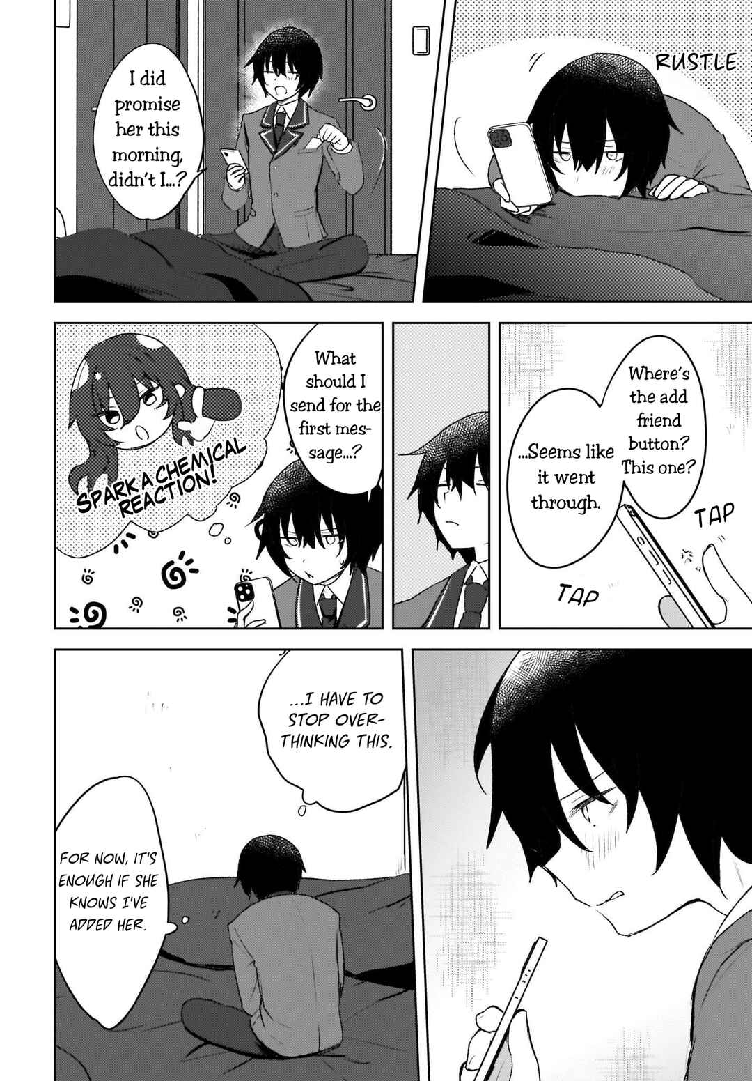 Page 12 Chapter 4 Ushiro no Seki no Gal ni Sukarete Shimatta. - Mou Ore wa Dame kamo Shirenai.