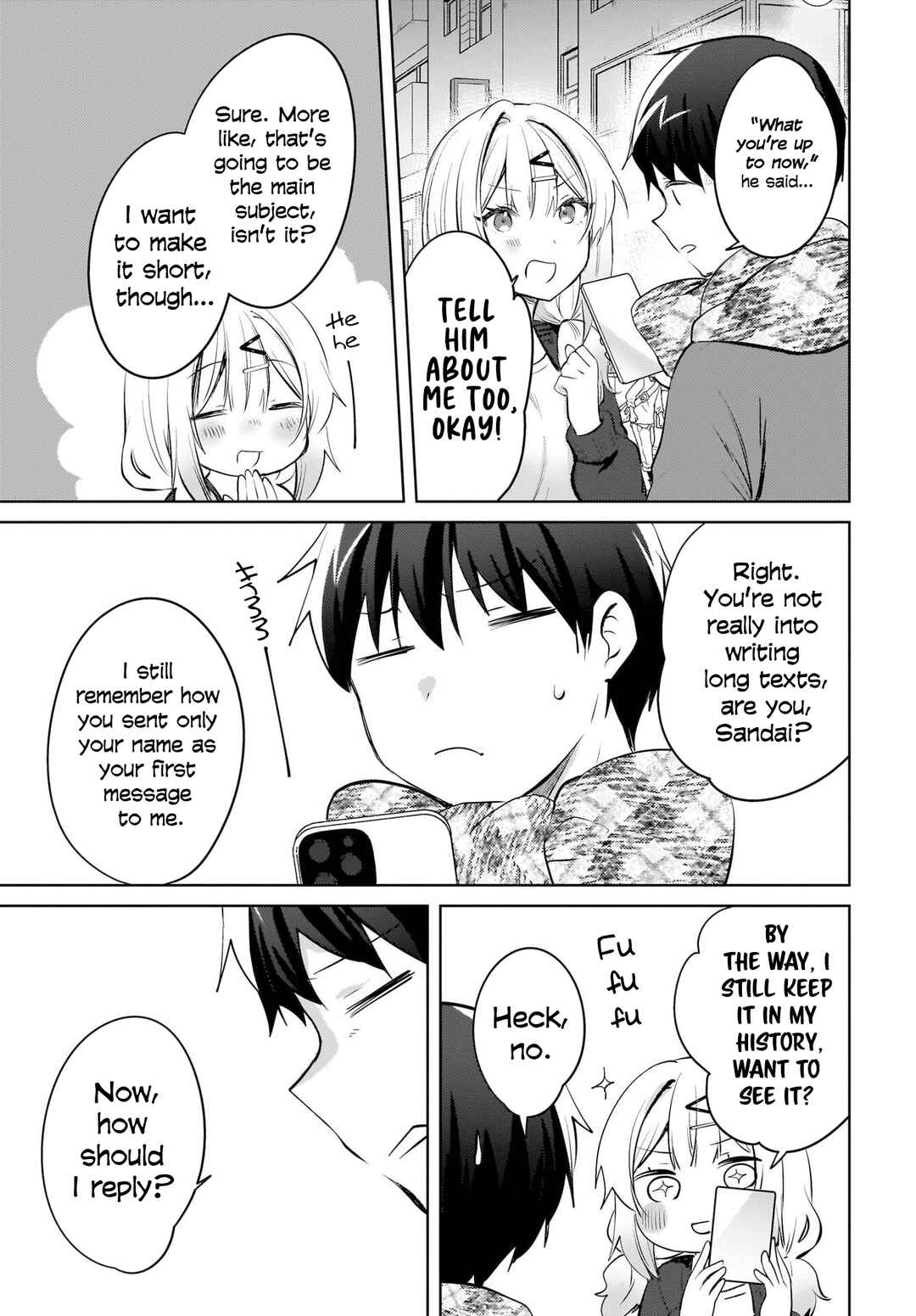 Page 12 Chapter 19 Ushiro no Seki no Gal ni Sukarete Shimatta. - Mou Ore wa Dame kamo Shirenai.
