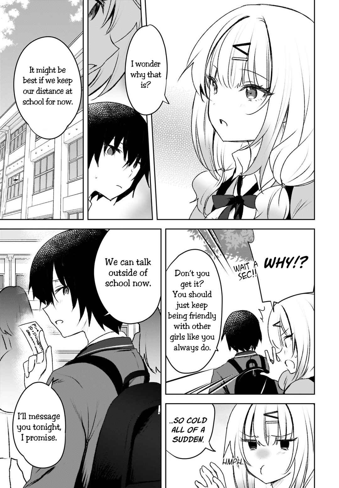Page 23 Chapter 3 Ushiro no Seki no Gal ni Sukarete Shimatta. - Mou Ore wa Dame kamo Shirenai.