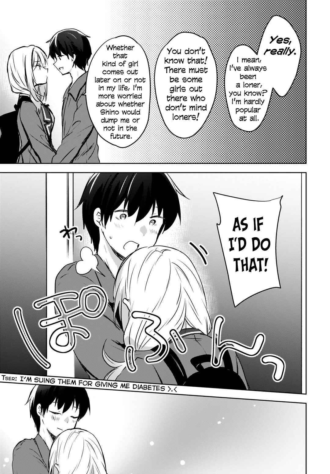 Page 14 Chapter 9 Ushiro no Seki no Gal ni Sukarete Shimatta. - Mou Ore wa Dame kamo Shirenai.