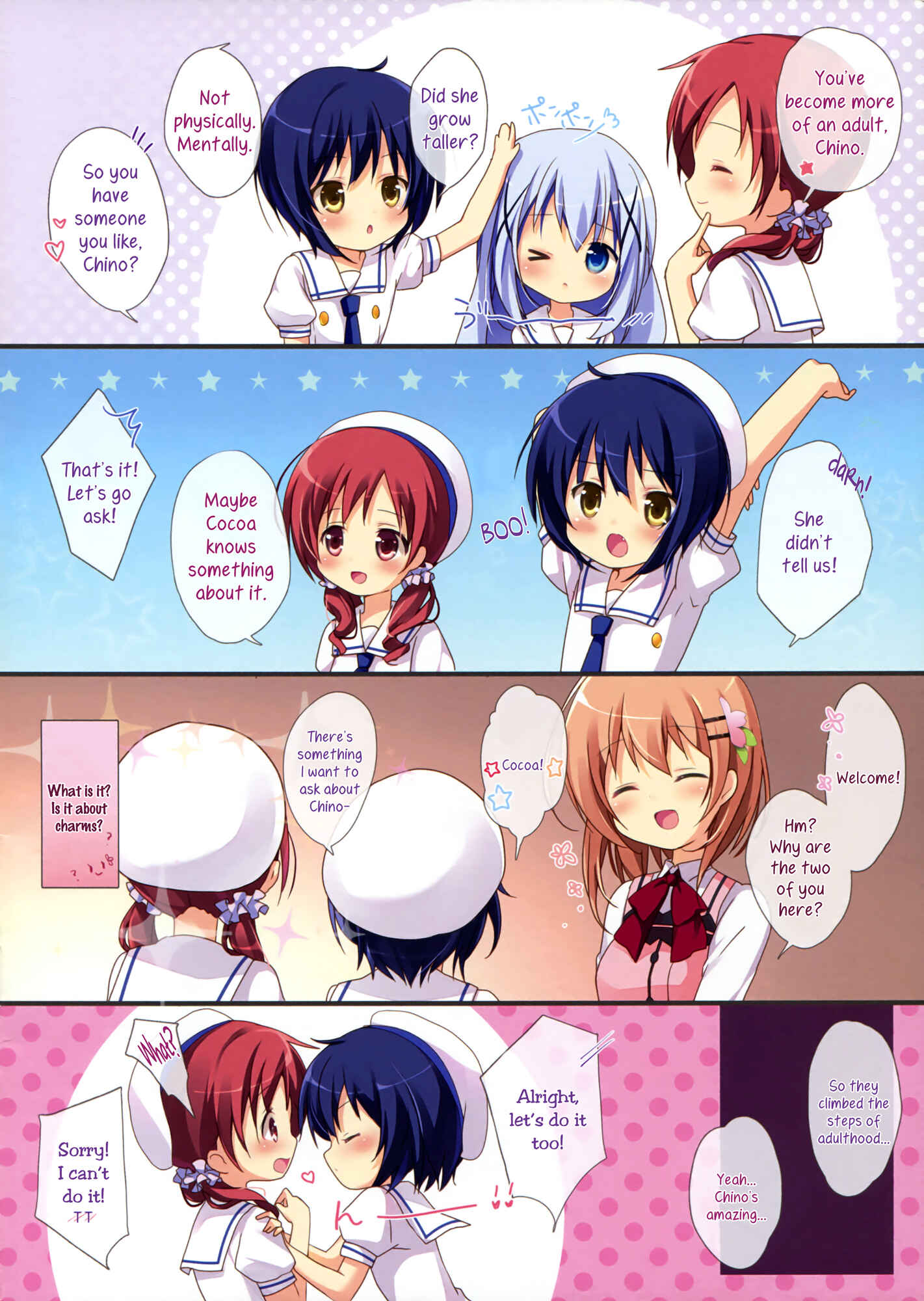 Page 14 Chapter 2 Gochuumon wa Usagi desu ka? - Gochuumon wa Ura-Menu desu ka? (Doujinshi)