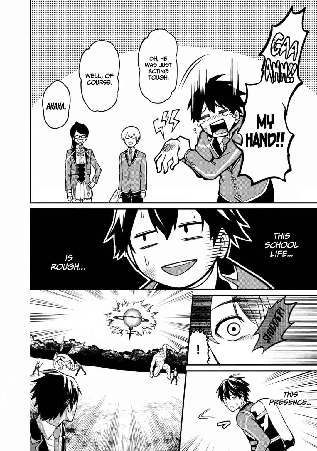 Page 12 Chapter 5 Saikyou no Maou ni Kitaerareta Yuusha, Isekai Kikansha-tachi no Gakuen de Musou Suru