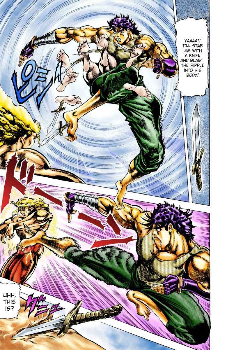 Page 9 Chapter 15 JoJos Bizarre Adventure, Part 2: Battle Tendency (Official Colored)