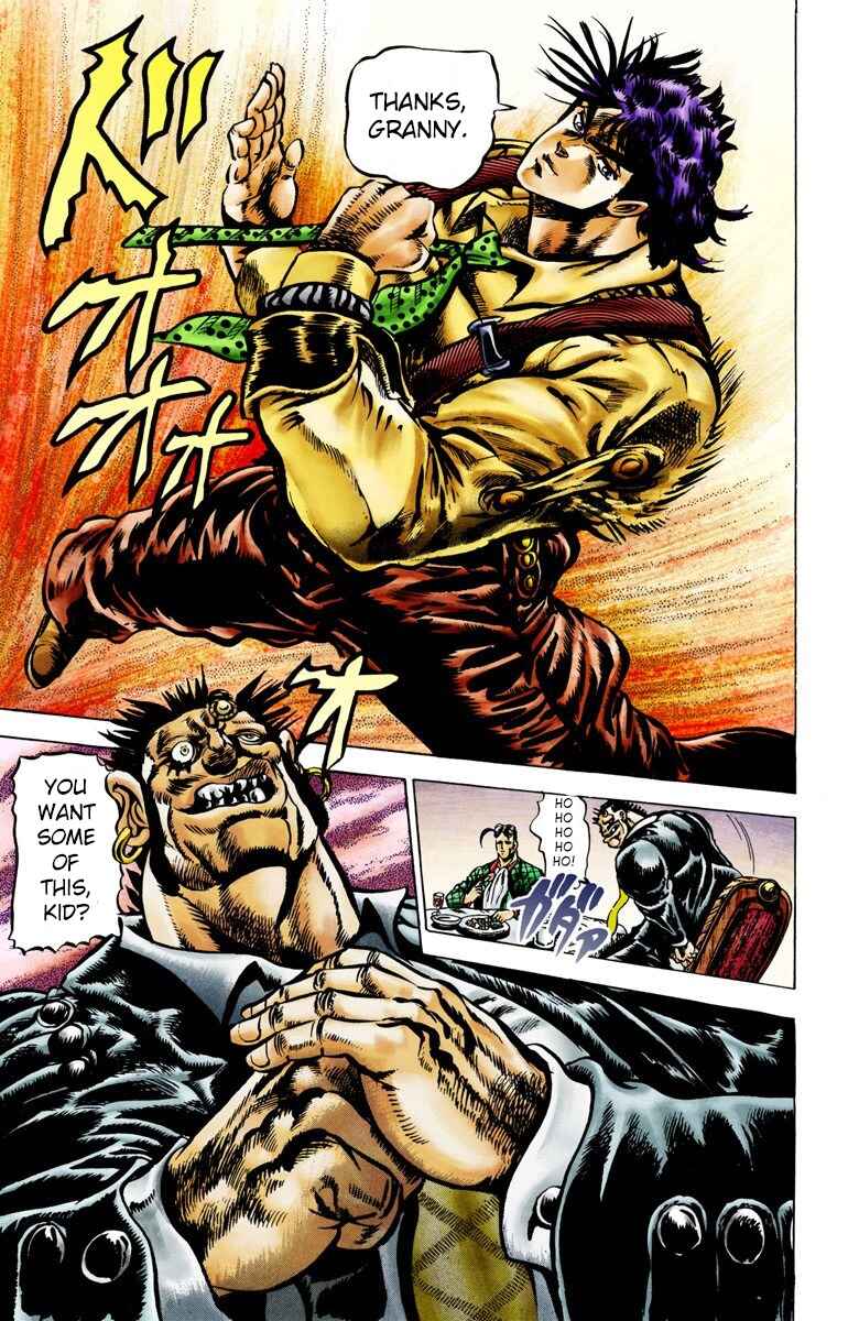 Page 11 Chapter 3 JoJos Bizarre Adventure, Part 2: Battle Tendency (Official Colored)