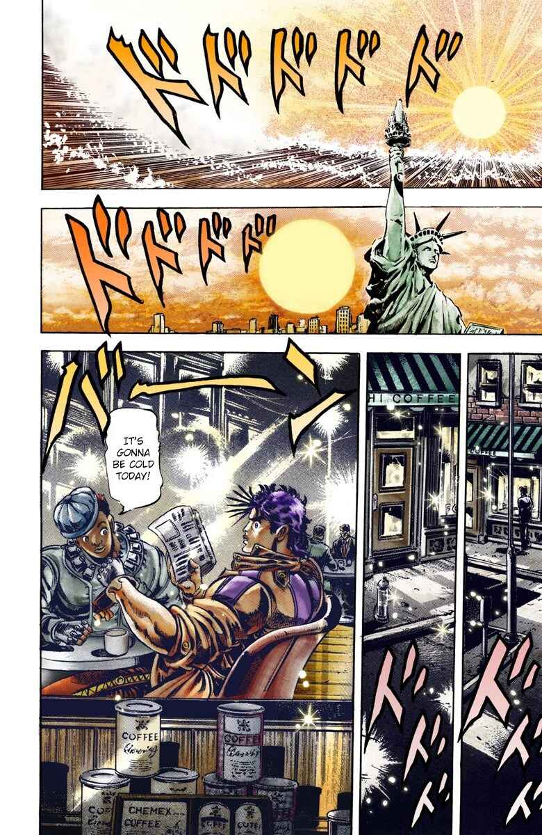 Page 13 Chapter 4 JoJos Bizarre Adventure, Part 2: Battle Tendency (Official Colored)