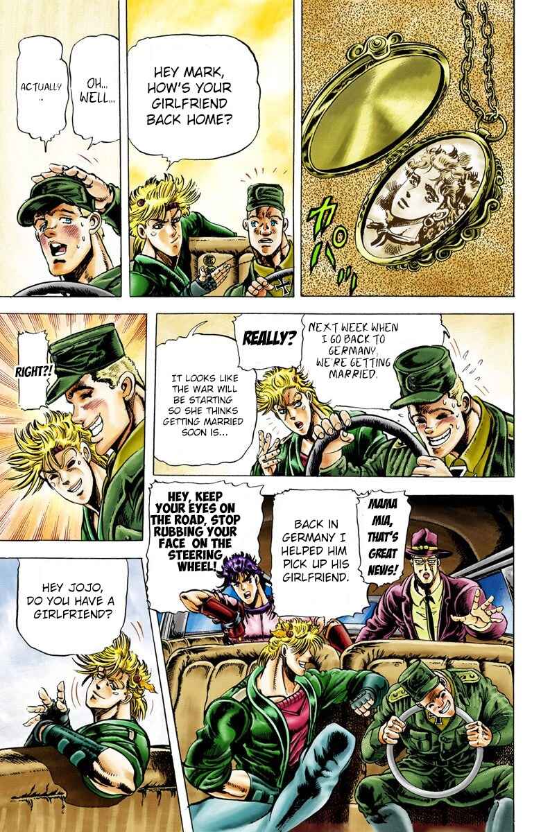 Page 9 Chapter 21 JoJos Bizarre Adventure, Part 2: Battle Tendency (Official Colored)