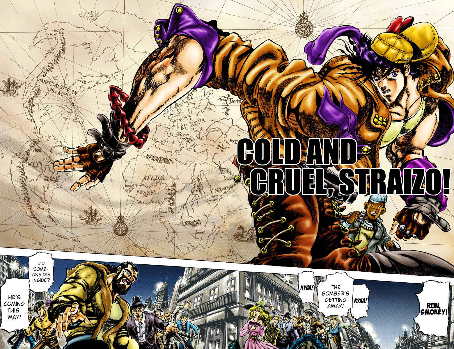 Page 1 Chapter 7 JoJos Bizarre Adventure, Part 2: Battle Tendency (Official Colored)