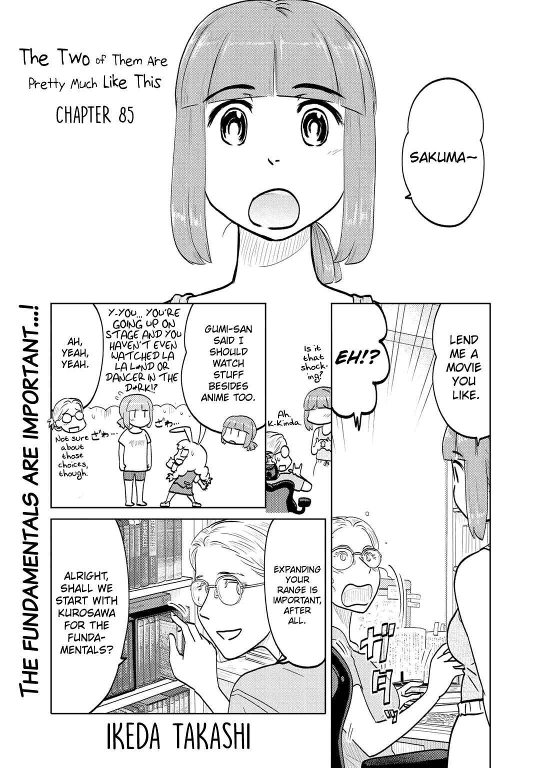Page 1 Chapter 85 The Two of Them Are Pretty Much Like This