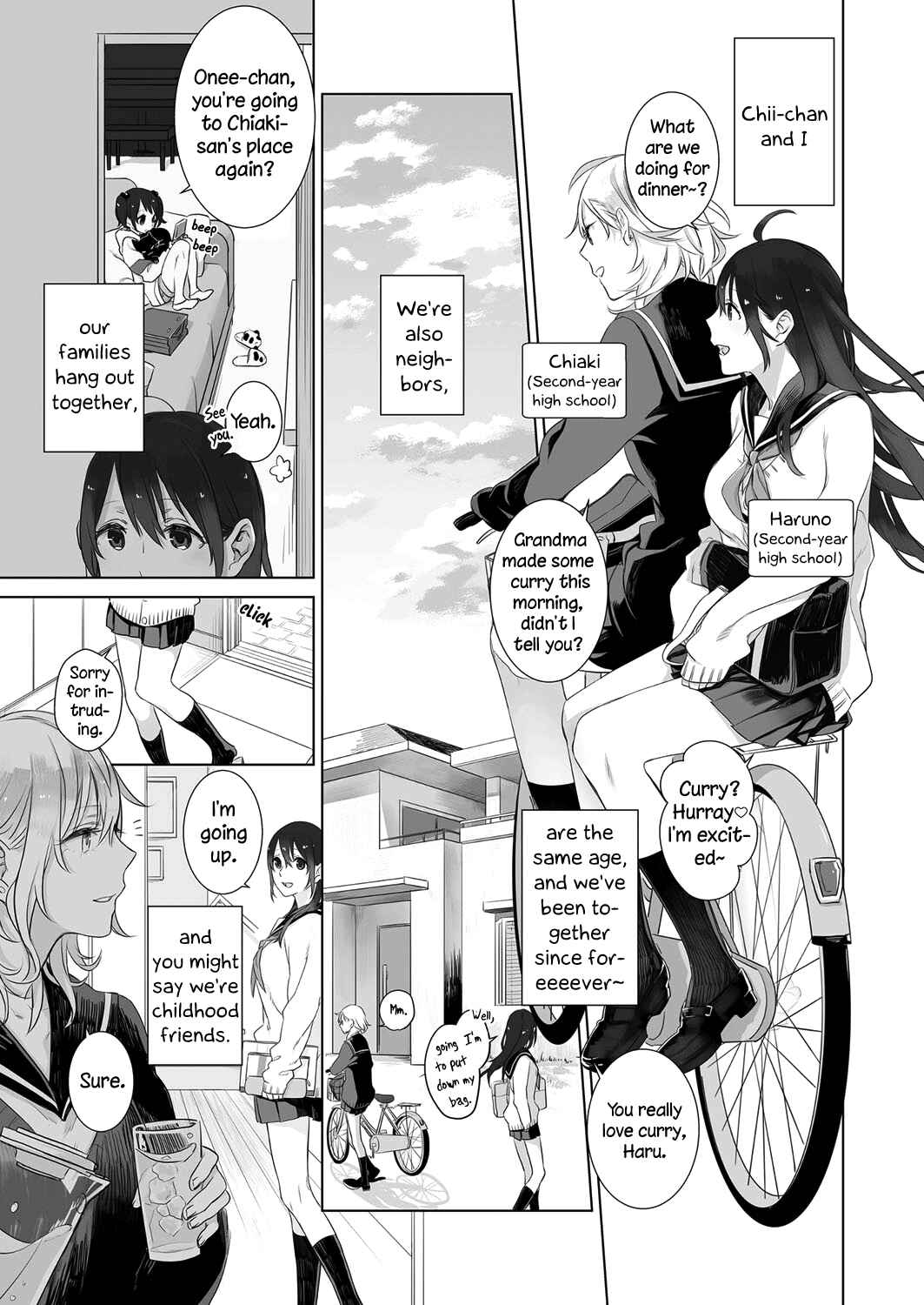 Page 4 Chapter 1 Dare ni mo Ienai Futarigoto