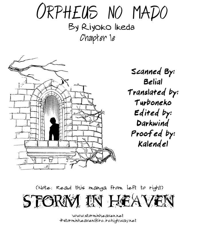 Page 1 Chapter 1-6 The Window of Orpheus