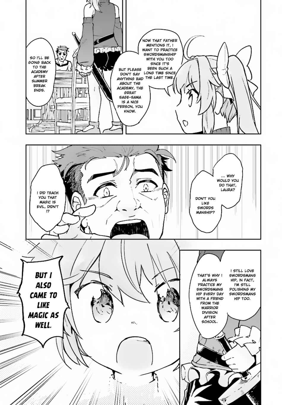 Page 24 Chapter 11 Kenshi wo Mezashite Nyuugaku shita no ni Mahou Tekisei 9999 nan desu kedo!?