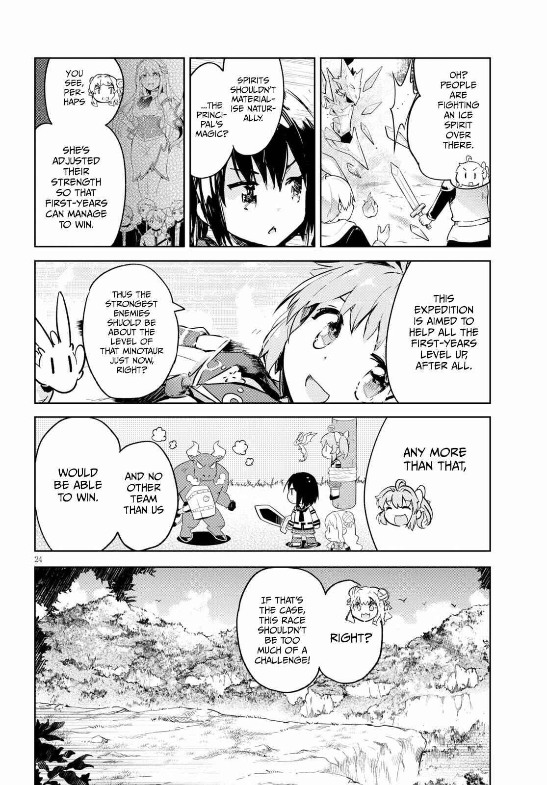 Page 24 Chapter 31 Kenshi wo Mezashite Nyuugaku shita no ni Mahou Tekisei 9999 nan desu kedo!?