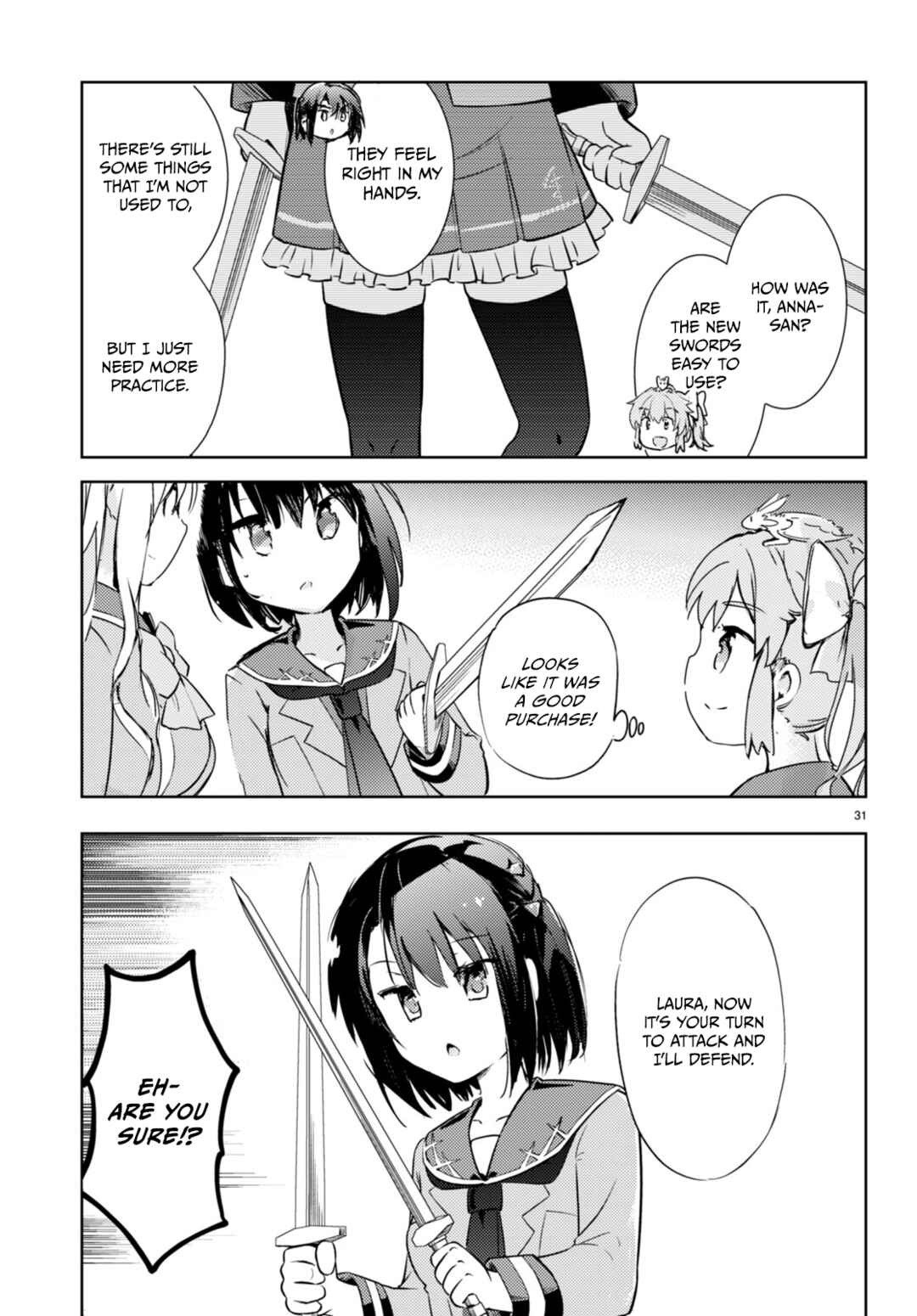Page 31 Chapter 60 Kenshi wo Mezashite Nyuugaku shita no ni Mahou Tekisei 9999 nan desu kedo!?