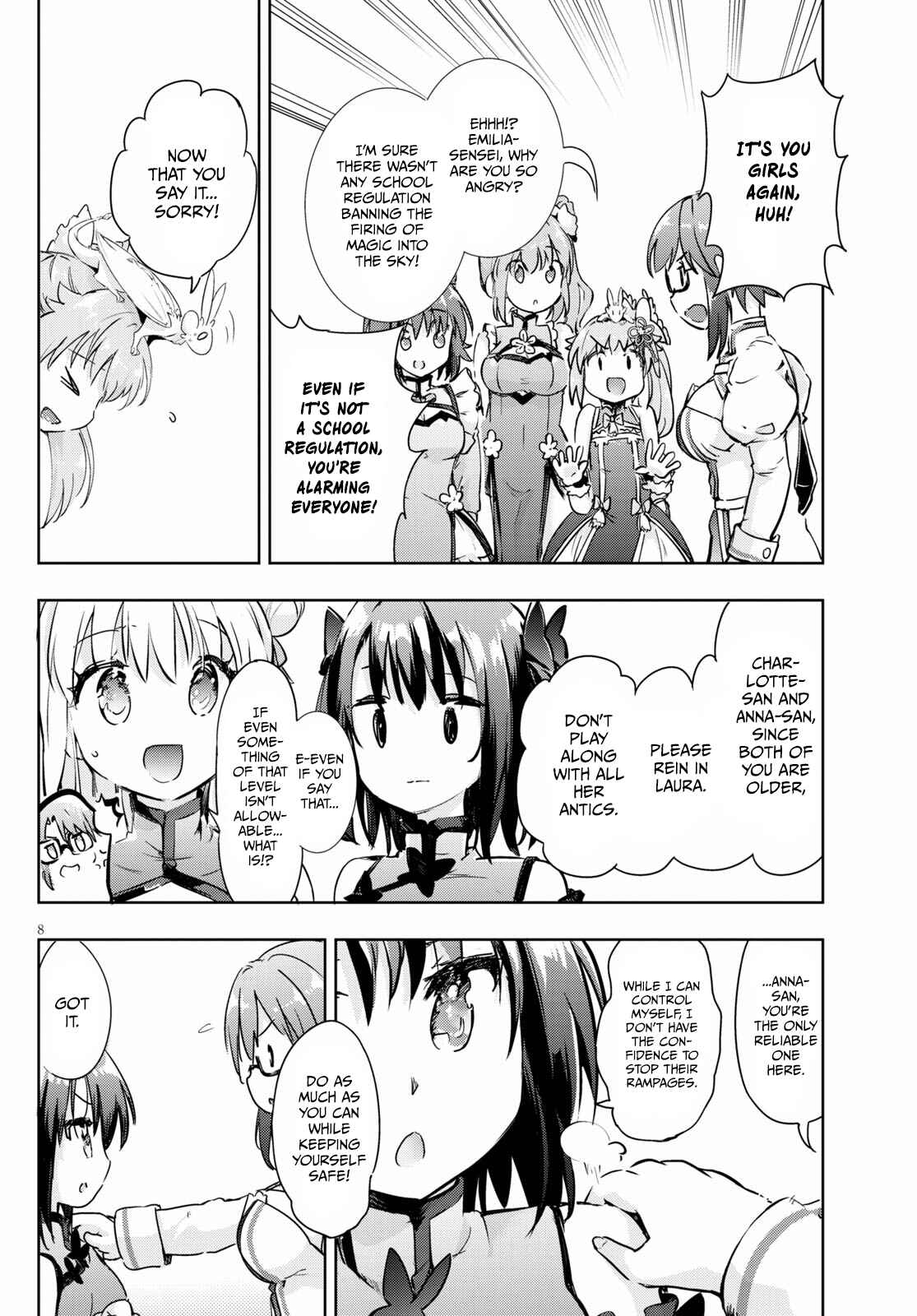 Page 8 Chapter 43 Kenshi wo Mezashite Nyuugaku shita no ni Mahou Tekisei 9999 nan desu kedo!?