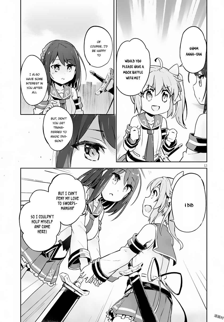 Page 14 Chapter 4 Kenshi wo Mezashite Nyuugaku shita no ni Mahou Tekisei 9999 nan desu kedo!?