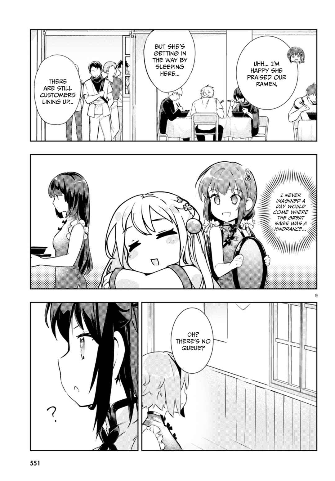Page 9 Chapter 57 Kenshi wo Mezashite Nyuugaku shita no ni Mahou Tekisei 9999 nan desu kedo!?