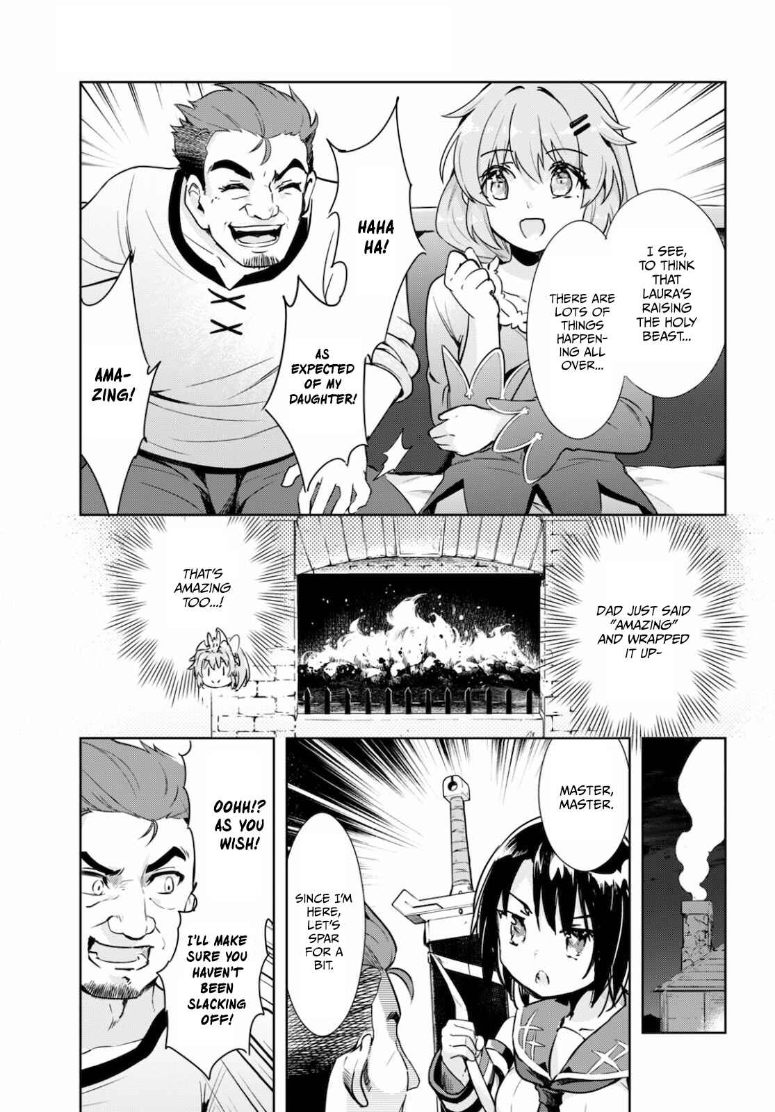 Page 21 Chapter 38 Kenshi wo Mezashite Nyuugaku shita no ni Mahou Tekisei 9999 nan desu kedo!?