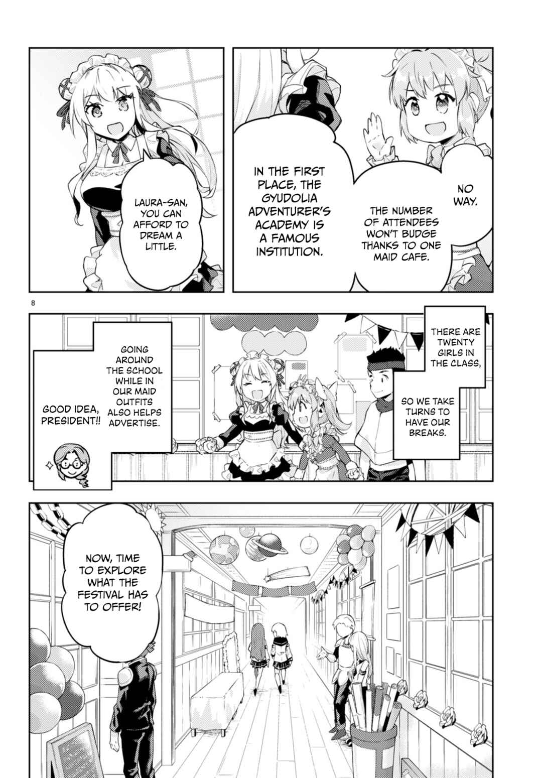 Page 8 Chapter 56 Kenshi wo Mezashite Nyuugaku shita no ni Mahou Tekisei 9999 nan desu kedo!?